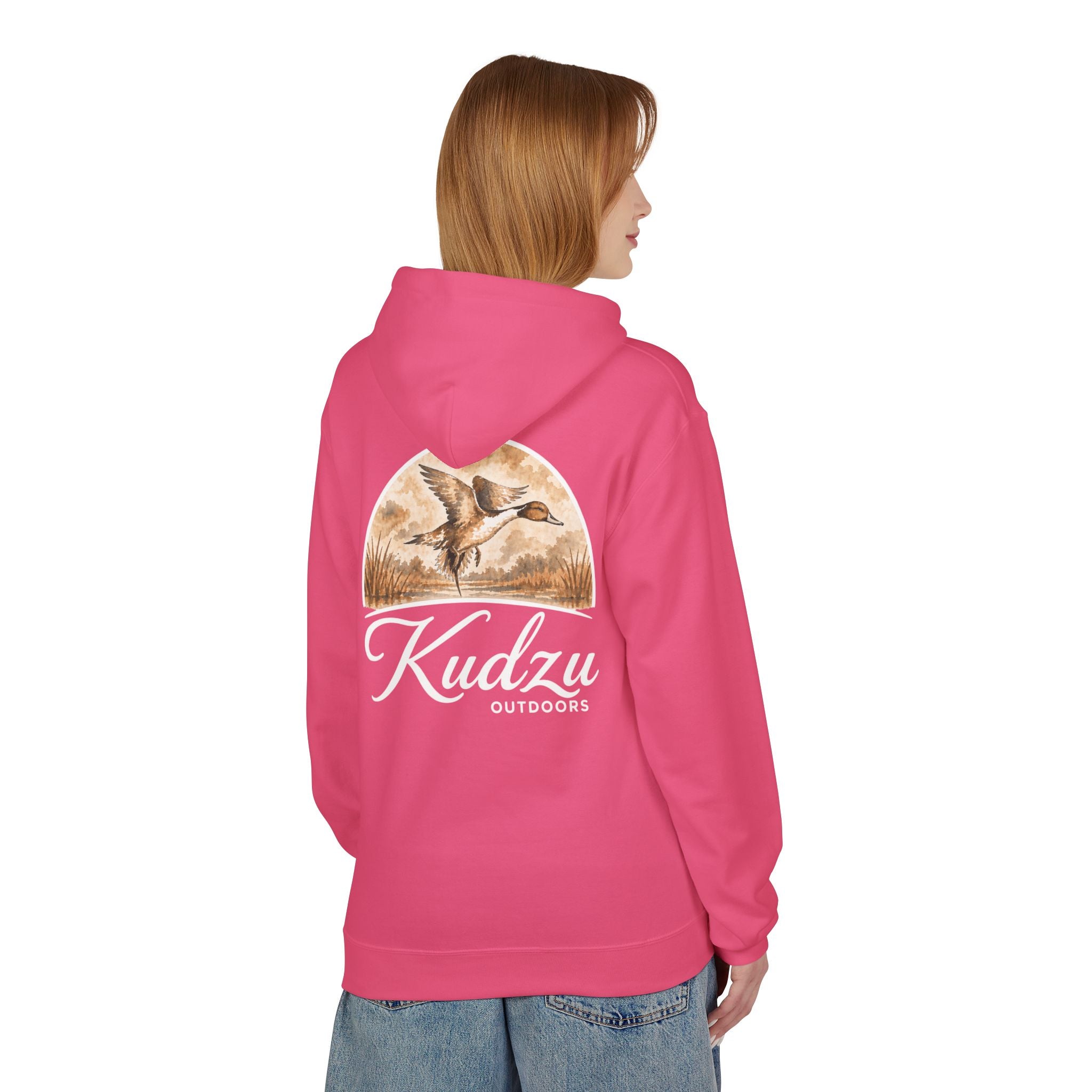 Kudzu duck hoodie pink