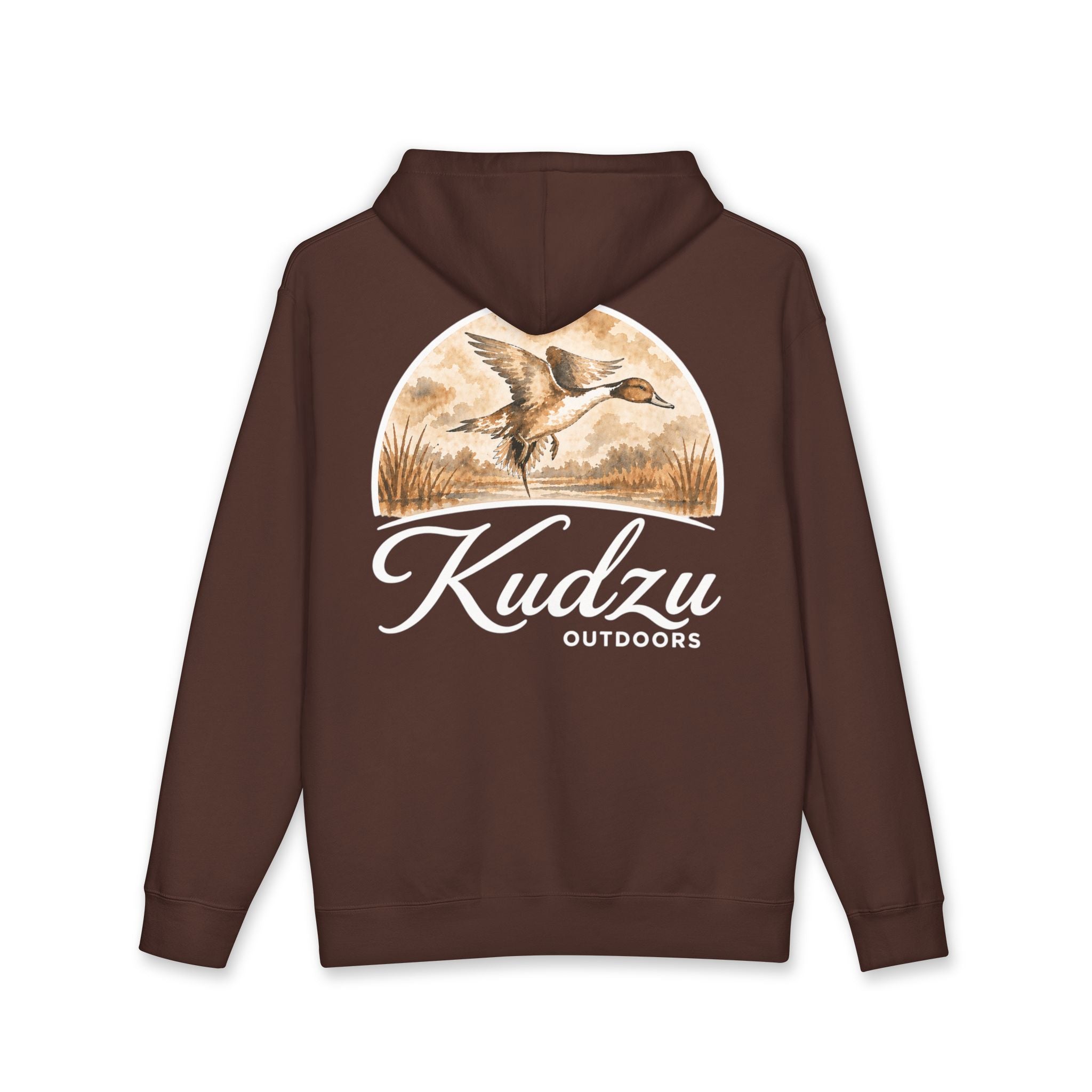 Kudzu watercolor duck hoodie