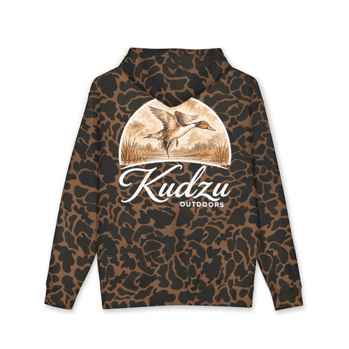 Camo Duck Hoodie — “Kudzu Outdoors” Hunting Pullover